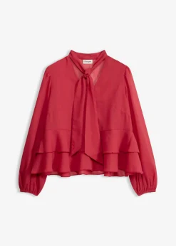 New Blusa con lazo Mujer Camisas Y Blusas|Novedades