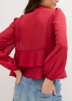 New Blusa con lazo Mujer Camisas Y Blusas|Novedades