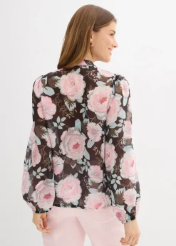 New Blusa con lazo Mujer Camisas Y Blusas|Novedades