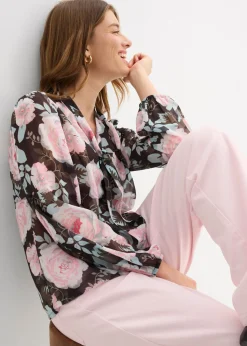 New Blusa con lazo Mujer Camisas Y Blusas|Novedades