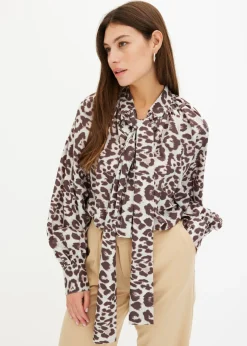 Blusa con lazo Mujer Camisas Y Blusas