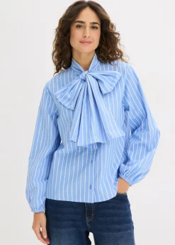 Blusa con lazo Mujer Camisas Y Blusas