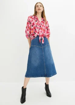 New Blusa con lazo de gasa Mujer Camisas Y Blusas