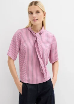 Hot Blusa con lazo de modal suave Mujer Camisas Y Blusas|Novedades
