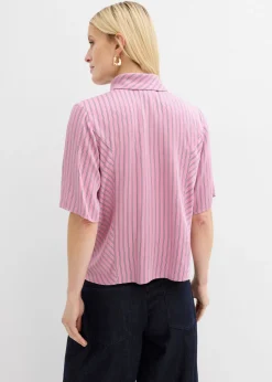 Hot Blusa con lazo de modal suave Mujer Camisas Y Blusas|Novedades