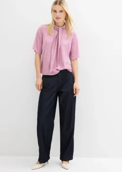 Hot Blusa con lazo de modal suave Mujer Camisas Y Blusas|Novedades