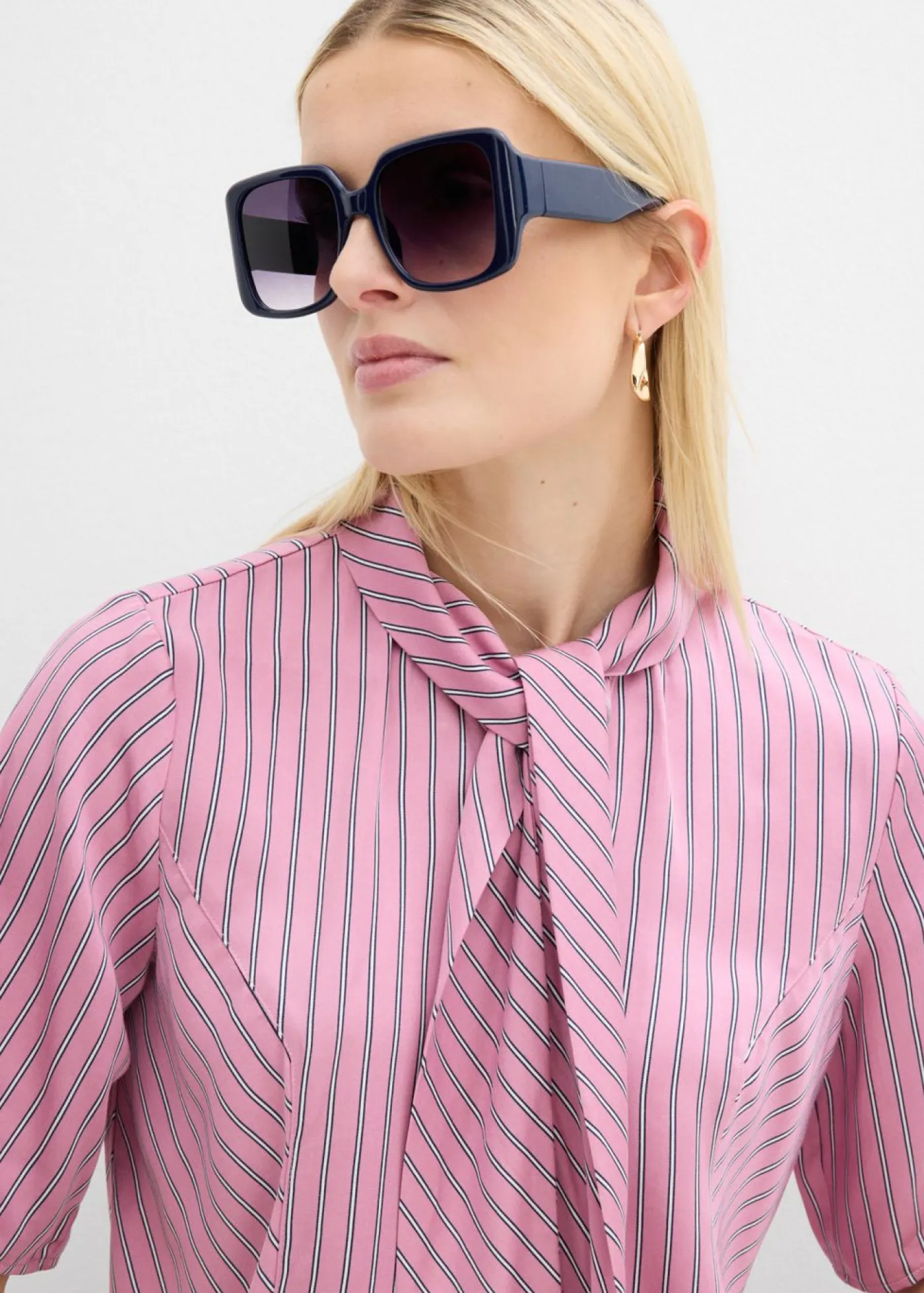 Hot Blusa con lazo de modal suave Mujer Camisas Y Blusas|Novedades
