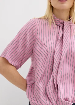 Hot Blusa con lazo de modal suave Mujer Camisas Y Blusas|Novedades