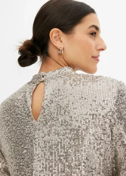 Clearance Blusa con lentejuelas Mujer Camisas Y Blusas