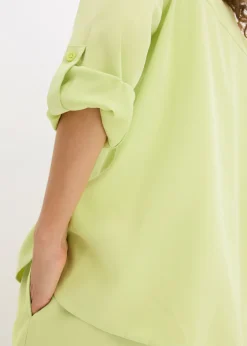Best Blusa con mezcla de viscosa fluida Mujer Camisas Y Blusas|Novedades