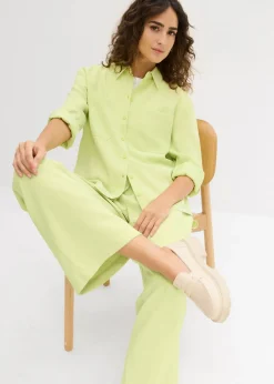 Best Blusa con mezcla de viscosa fluida Mujer Camisas Y Blusas|Novedades