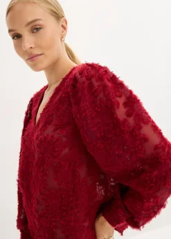 Blusa con patrón de flores estructurado Mujer Camisas Y Blusas