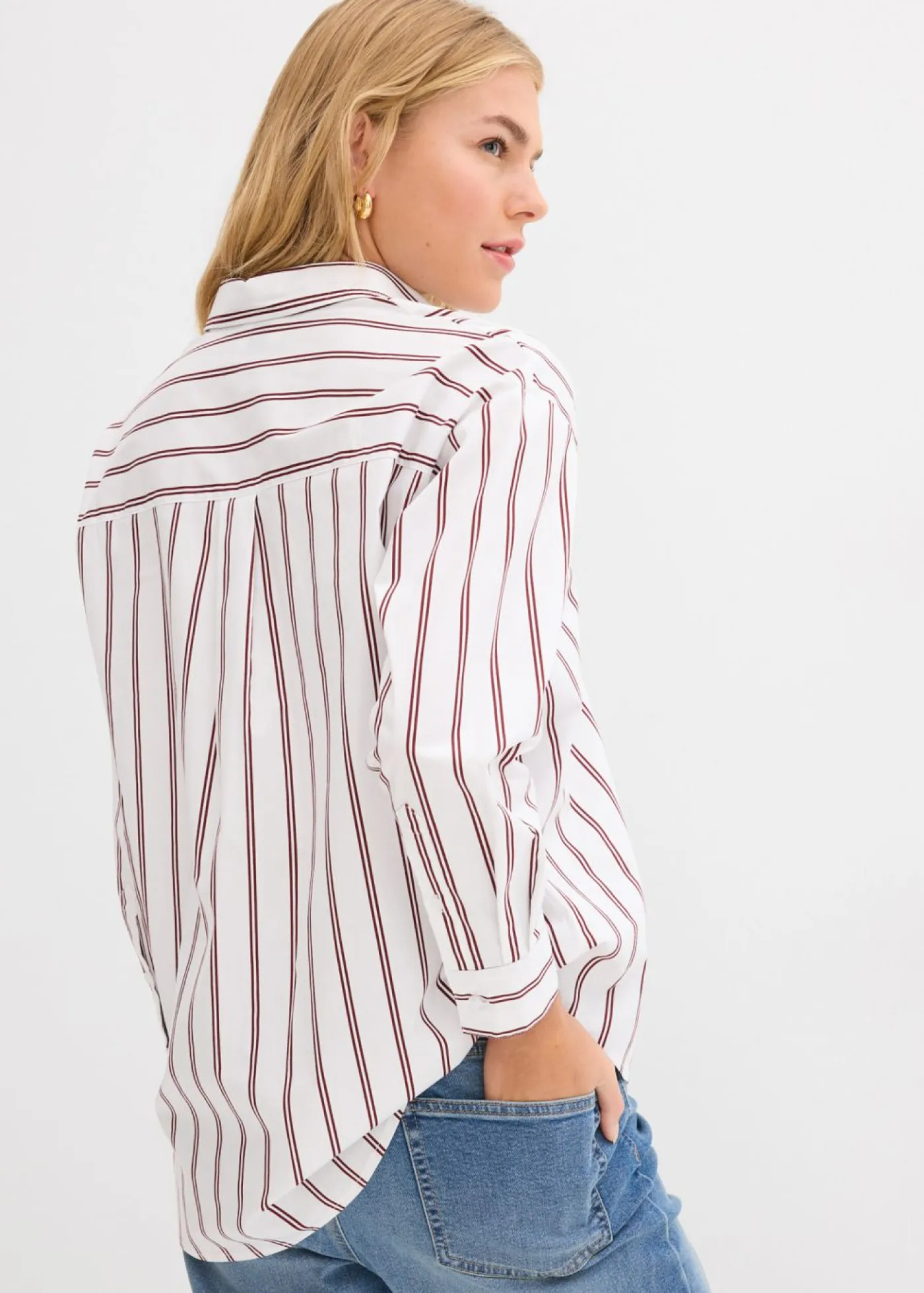 New Blusa con rayas Mujer Camisas Y Blusas