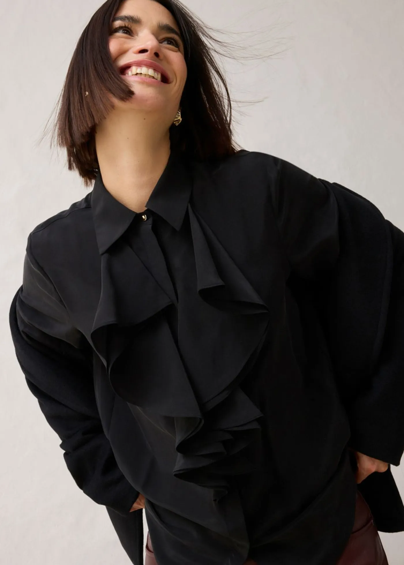 Online Blusa con seda Mujer Premium|Camisas Y Blusas