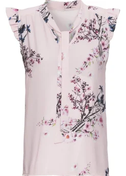 Sale Blusa con volantes en las mangas Mujer Camisas Y Blusas