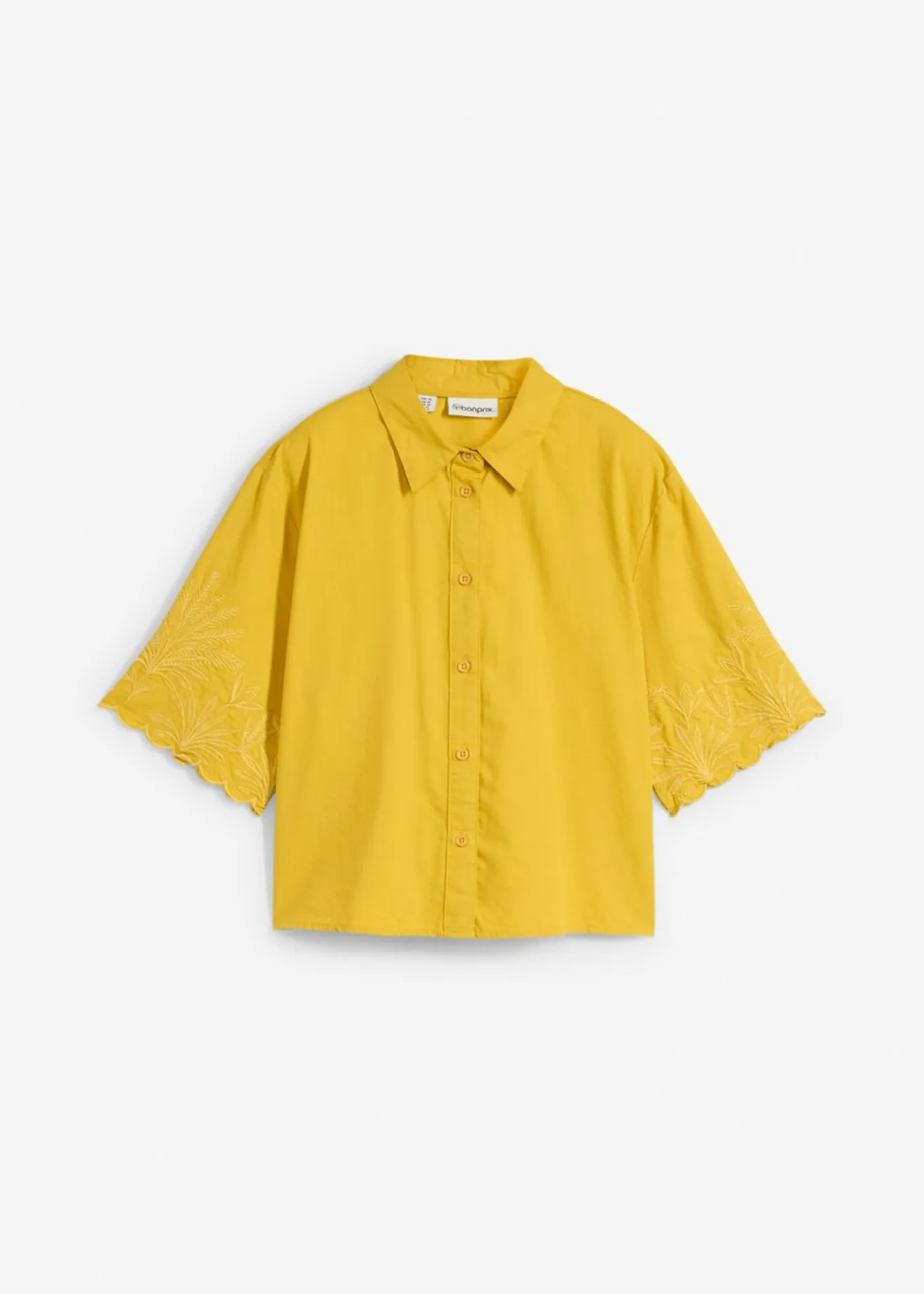Discount Blusa corta con contenido de seda Mujer Premium|Camisas Y Blusas