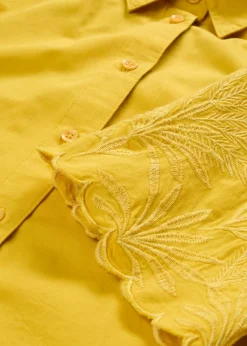 Discount Blusa corta con contenido de seda Mujer Premium|Camisas Y Blusas