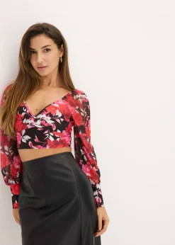 New Blusa cropped Mujer Camisas Y Blusas|Camisetas