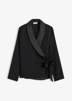 Online Blusa cruzada Mujer Camisas Y Blusas