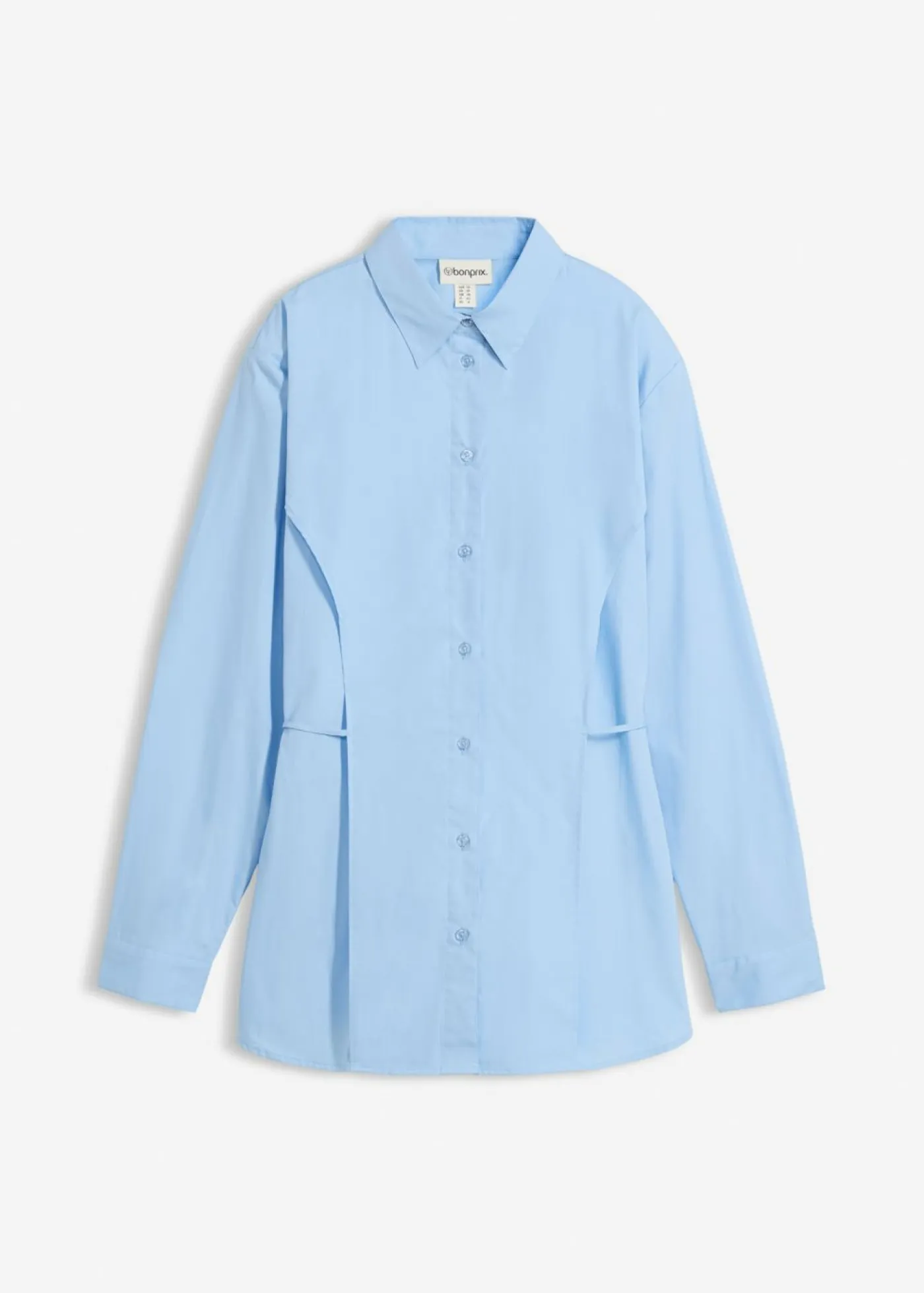 Clearance Blusa de algodón con detalle de lazo Mujer Esenciales|Camisas Y Blusas