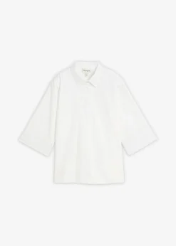 Hot Blusa de algodón orgánico puro Mujer Camisas Y Blusas
