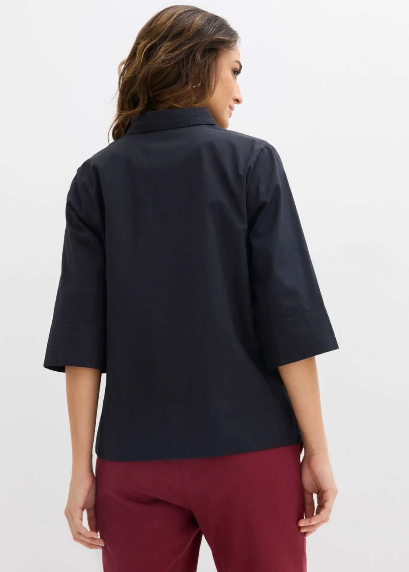 New Blusa de algodón orgánico puro Mujer Camisas Y Blusas