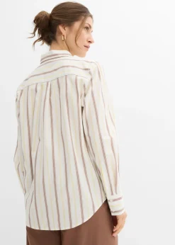 Blusa de algodón puro Mujer Esenciales|Camisas Y Blusas