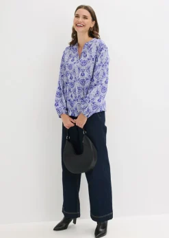 Hot Blusa de algodón puro Mujer Camisas Y Blusas
