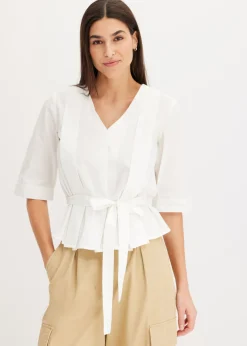 Hot Blusa de algodón puro Mujer Camisas Y Blusas