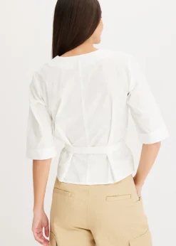 Hot Blusa de algodón puro Mujer Camisas Y Blusas
