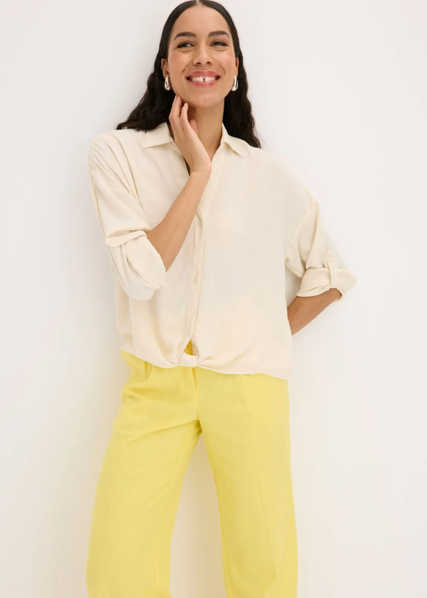 Hot Blusa de crepé ligero Mujer Camisas Y Blusas