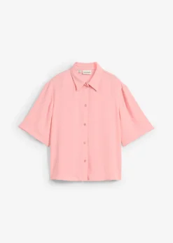 Online Blusa de crepé ligero con corte boxy Mujer Camisas Y Blusas