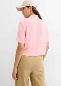 Online Blusa de crepé ligero con corte boxy Mujer Camisas Y Blusas