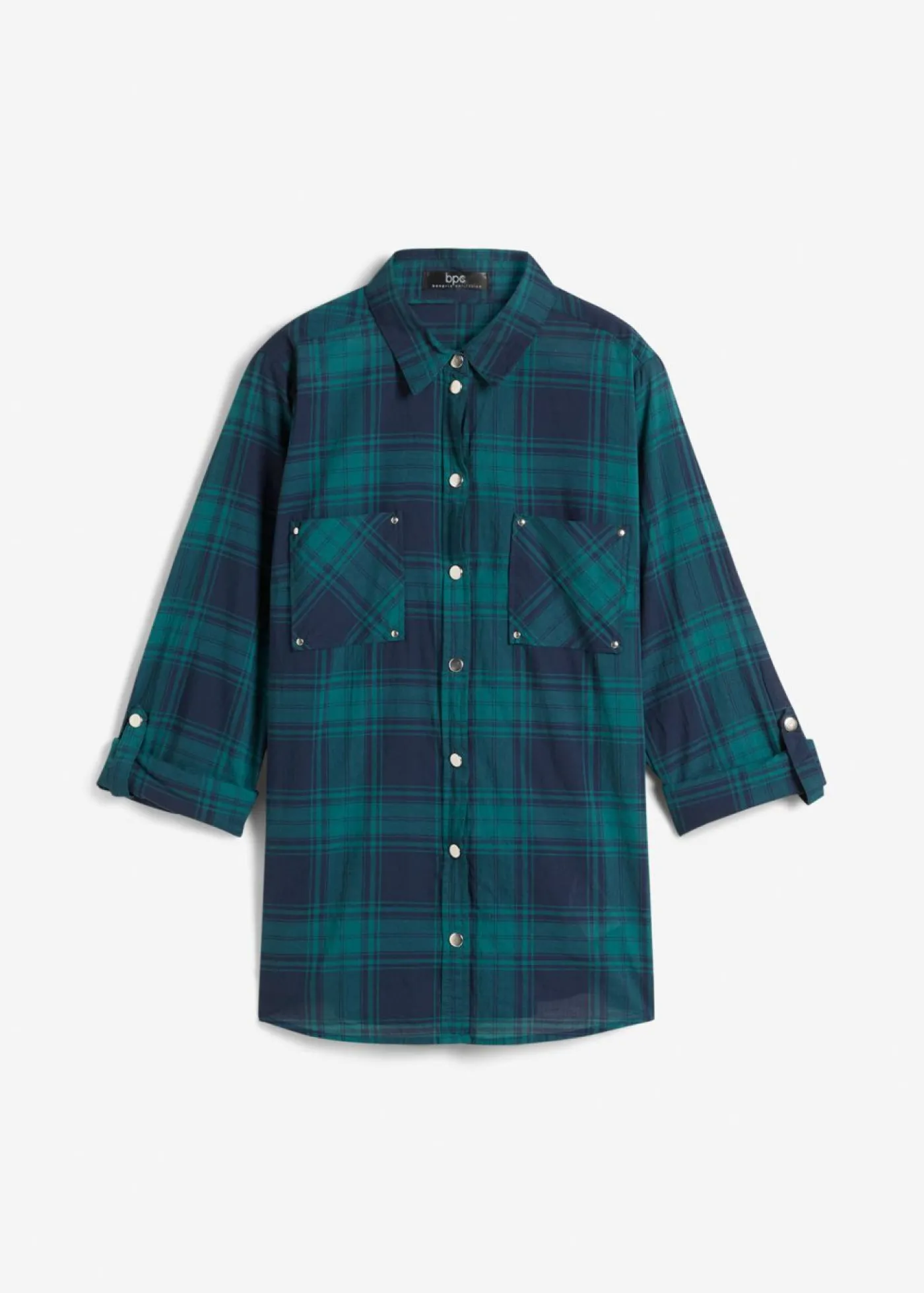 Sale Blusa de cuadros de algodón puro Mujer Camisas Y Blusas