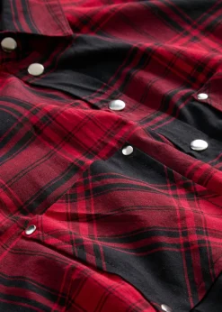 Hot Blusa de cuadros de algodón puro Mujer Camisas Y Blusas