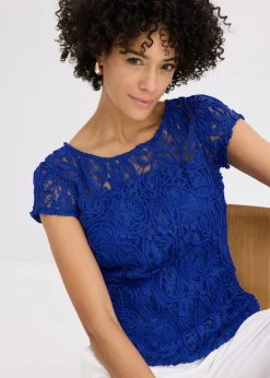 Hot Blusa de encaje Mujer Camisas Y Blusas