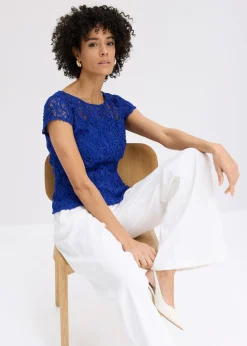 Hot Blusa de encaje Mujer Camisas Y Blusas