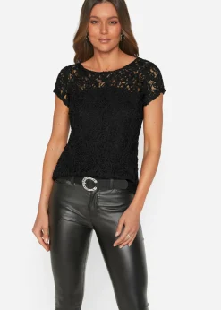 New Blusa de encaje Mujer Camisas Y Blusas