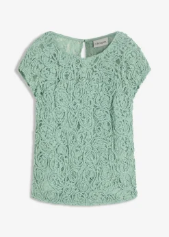 Outlet Blusa de encaje Mujer Camisas Y Blusas