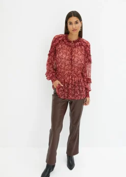 Discount Blusa de gasa Mujer Camisas Y Blusas