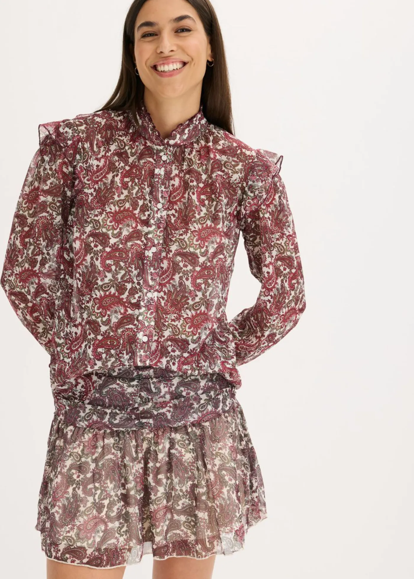 Online Blusa de gasa Mujer Camisas Y Blusas