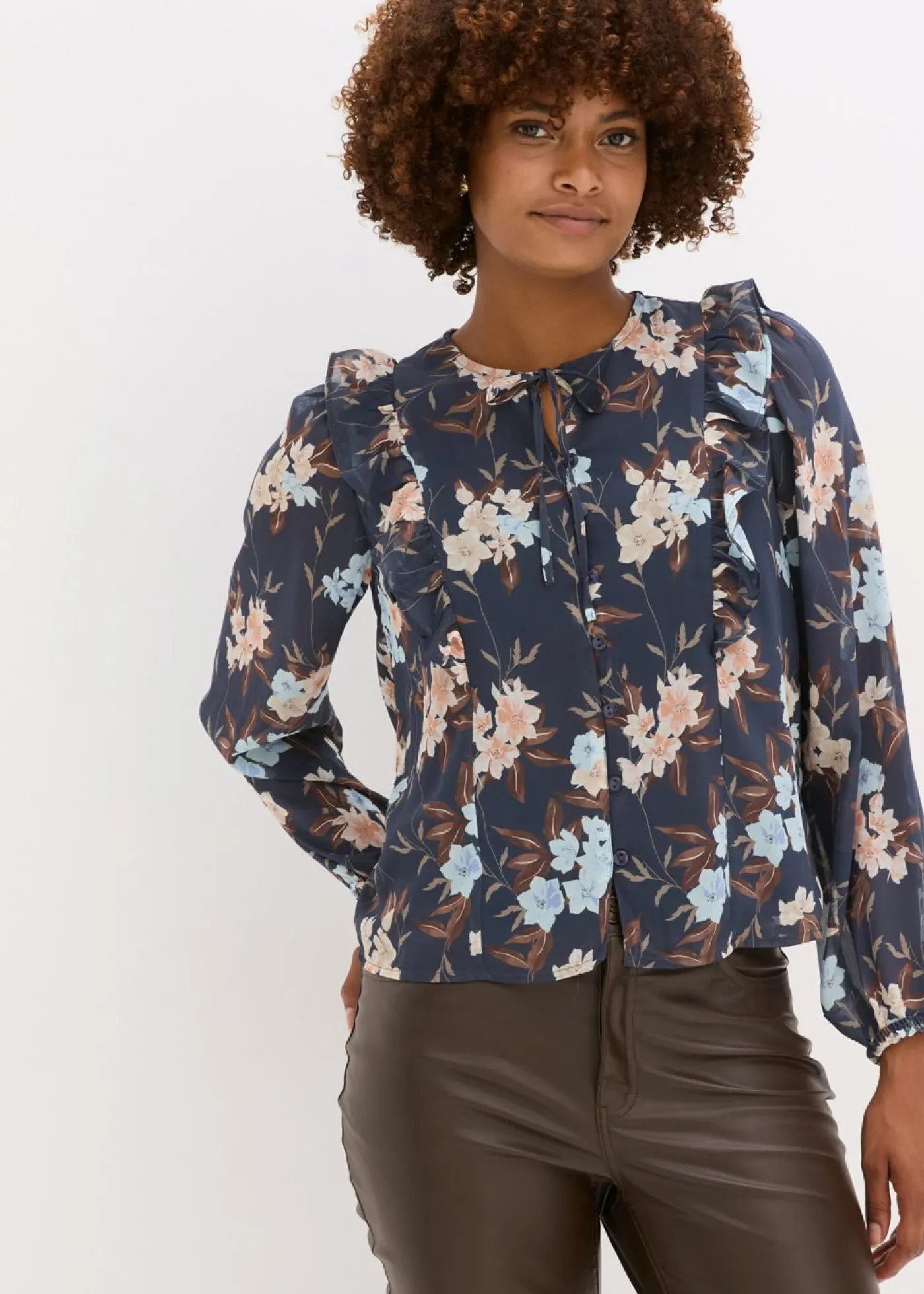 New Blusa de gasa Mujer Camisas Y Blusas