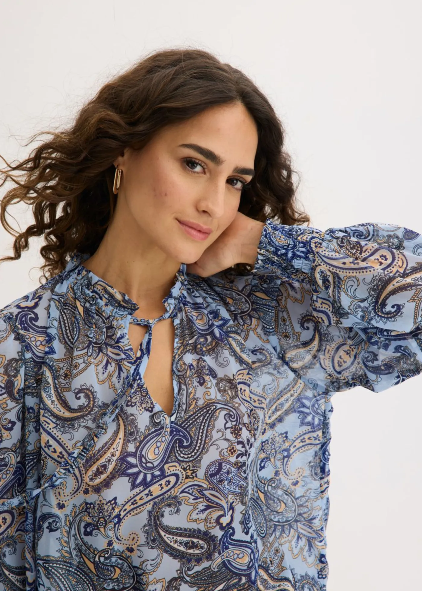 Blusa de gasa Mujer Camisas Y Blusas