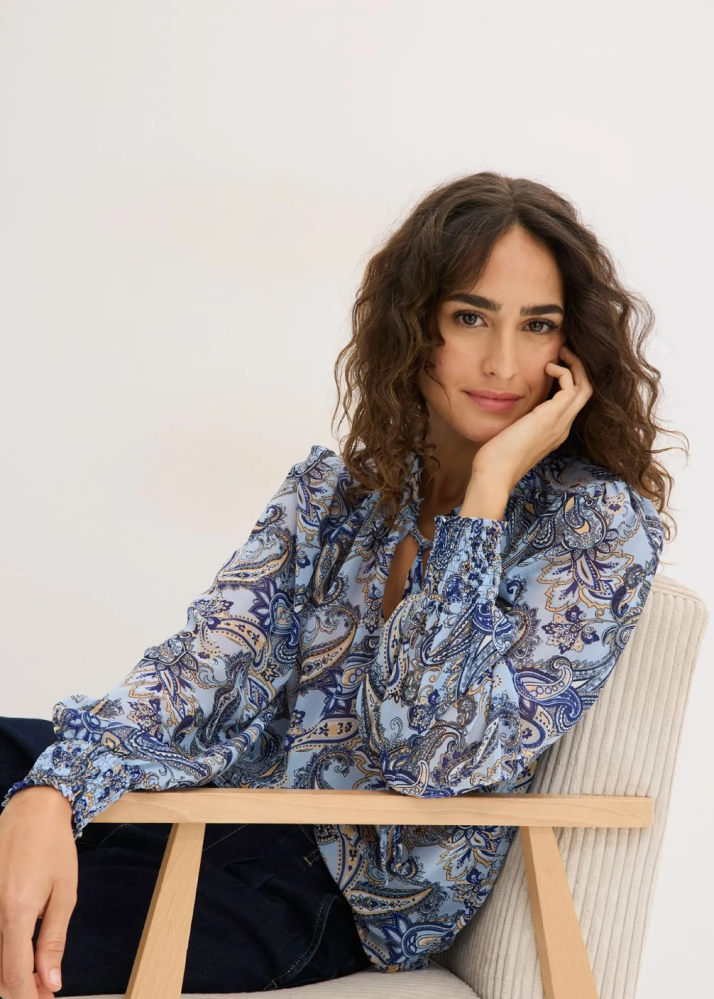 Blusa de gasa Mujer Camisas Y Blusas