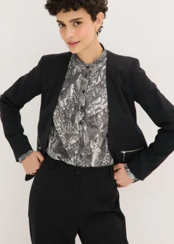 New Blusa de gasa con volantes Mujer Camisas Y Blusas