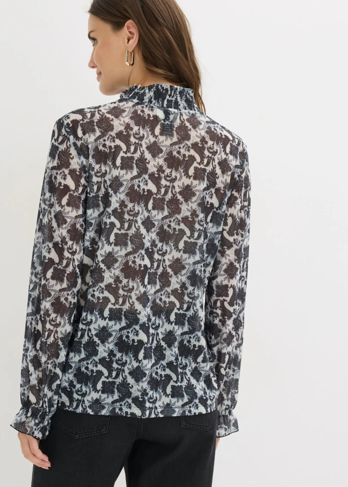 Sale Blusa de malla fina Mujer Camisetas