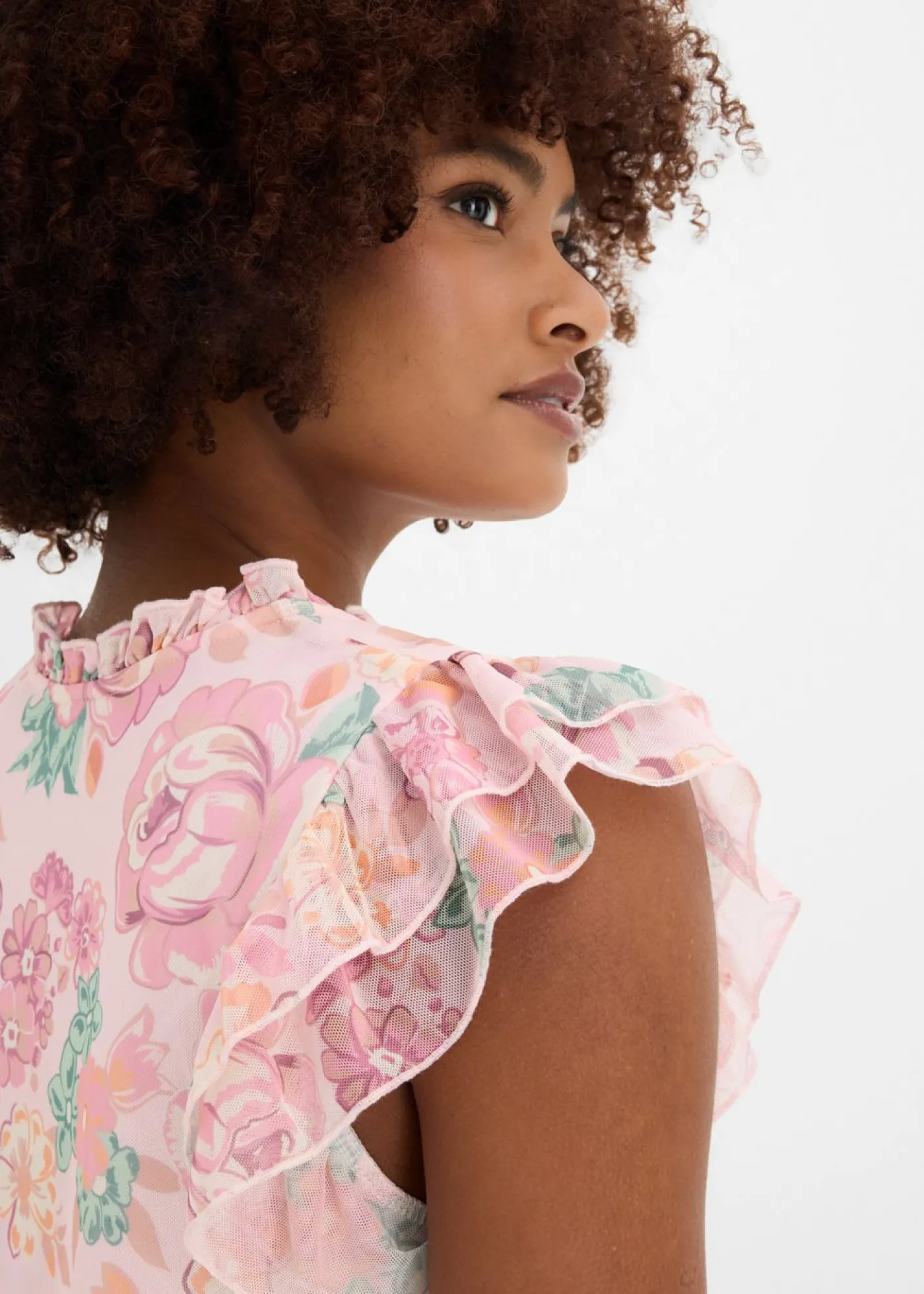 Blusa de malla suave Mujer Camisetas|Novedades