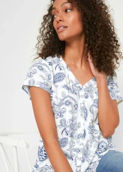 Blusa de manga corta Mujer Camisas Y Blusas