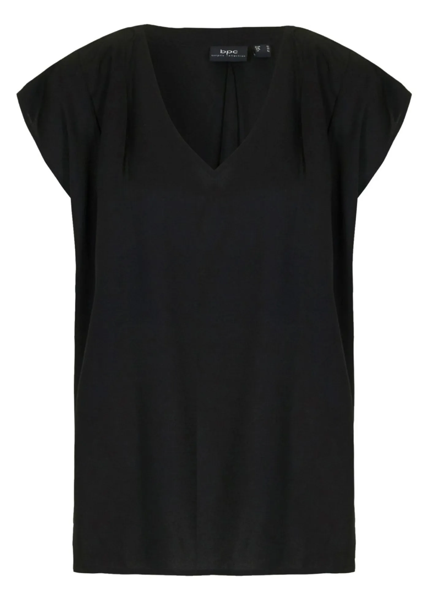 Best Blusa de manga corta con escote en V Mujer Camisas Y Blusas