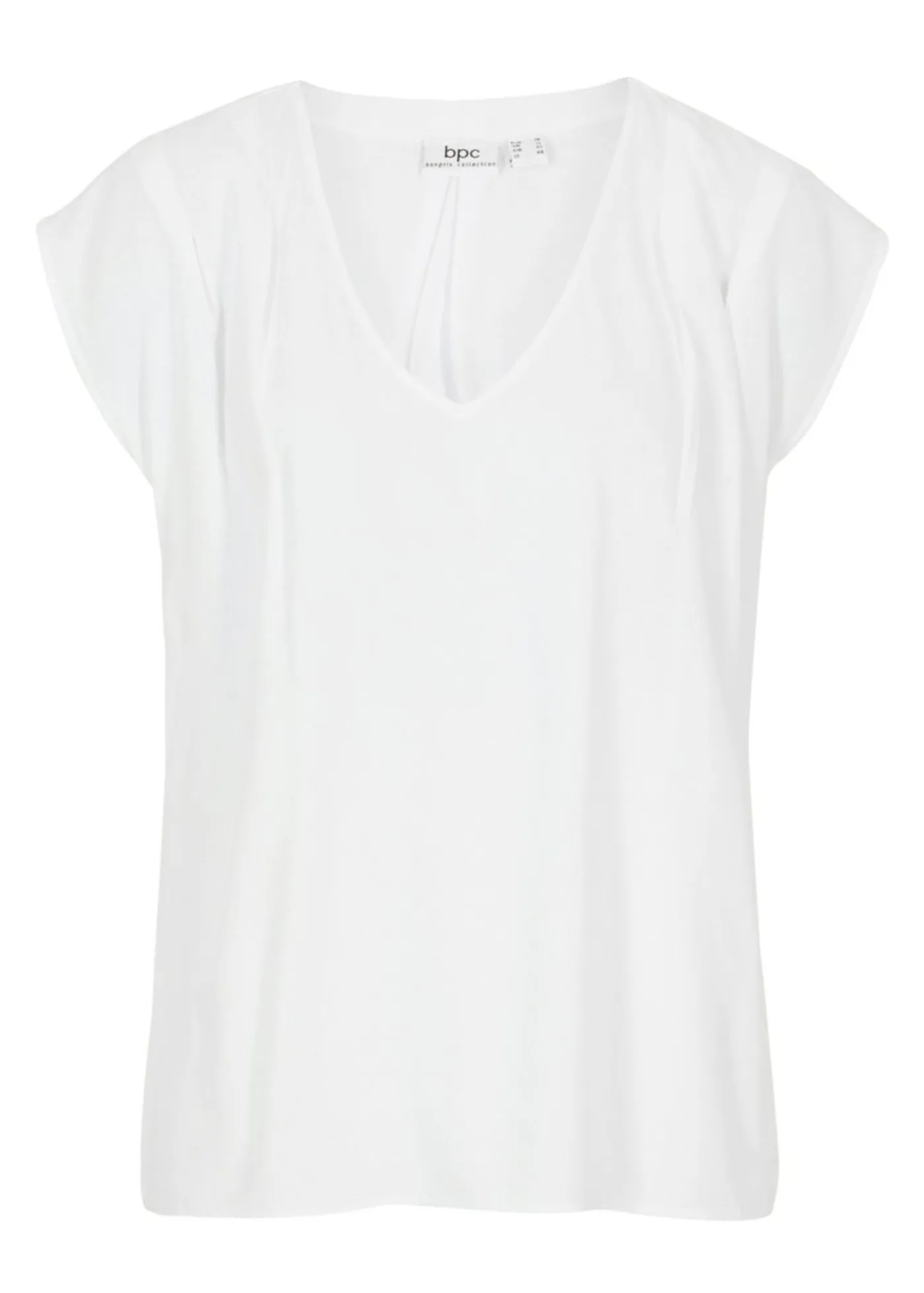 Best Blusa de manga corta con escote en V Mujer Camisas Y Blusas